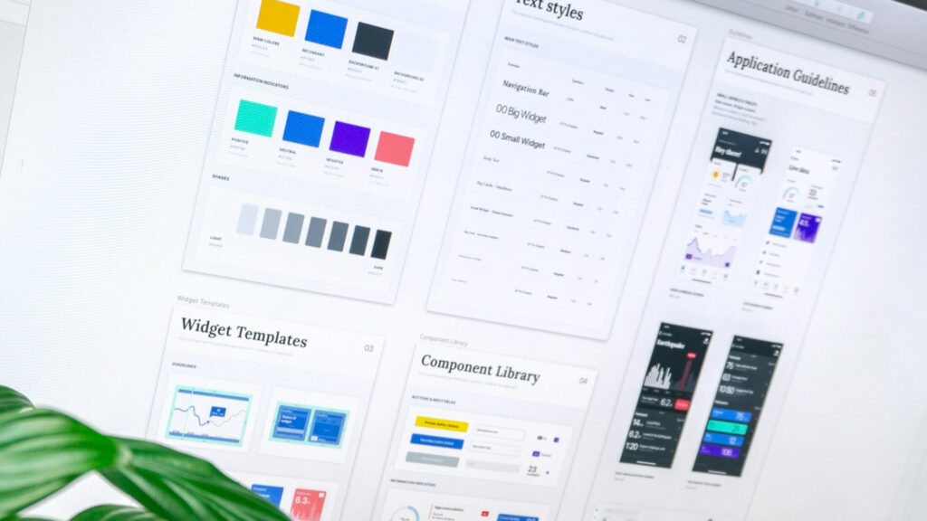 Farben, Typographie und Layouts als Grundlage für Webdesign